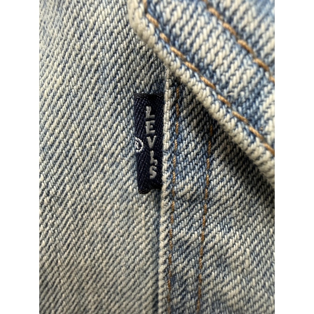 Levis Jacket Mens Small Blue Made In Japan Denim Trucker Bomber Type 1 - Picture 7 of 11